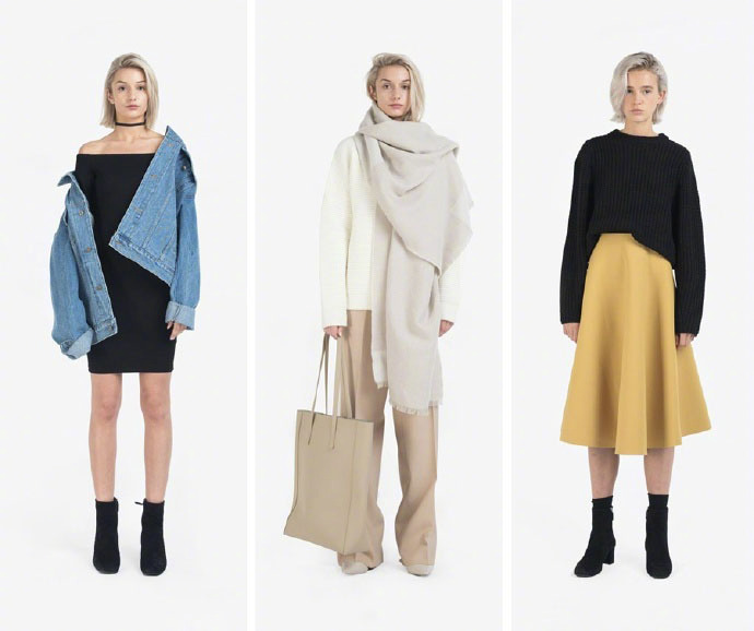 极简色冷淡风穿衣搭配,18套冷淡风极简穿搭