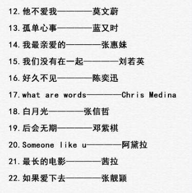 100首好听的歌原唱,100首百听不厌的歌原版