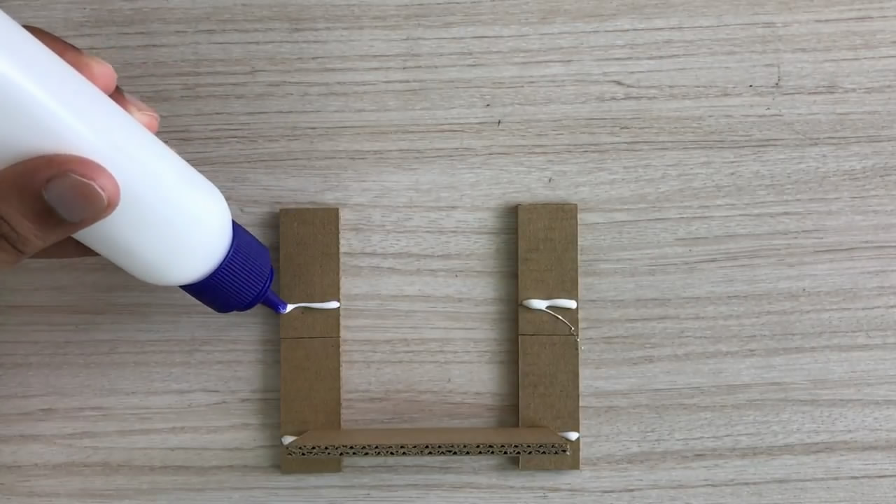 纸板椅子制作教程,纸板迷你家具制作方法