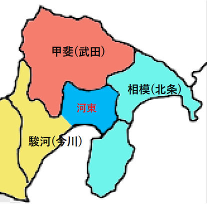 日本历史上的关东平原之争,日本战国北条家