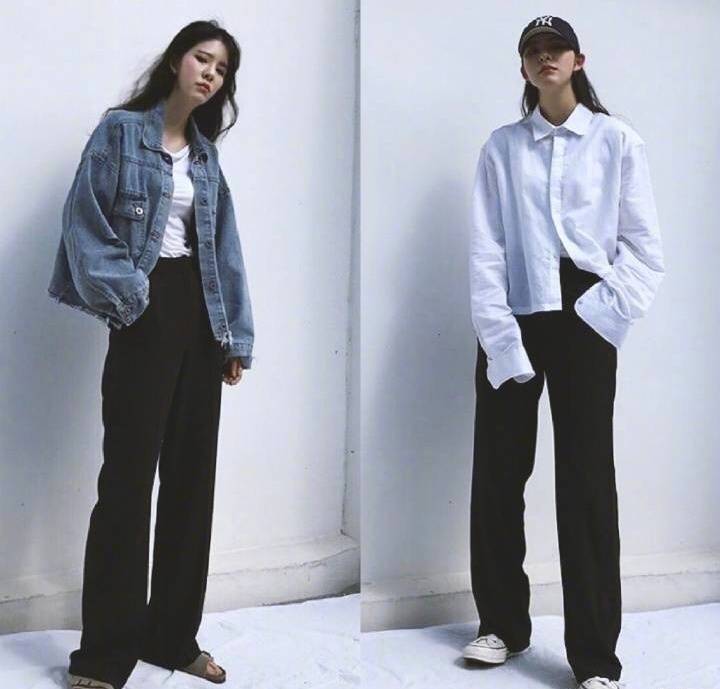 好看穿搭女秋天酷酷的,酷酷girl衣服搭配