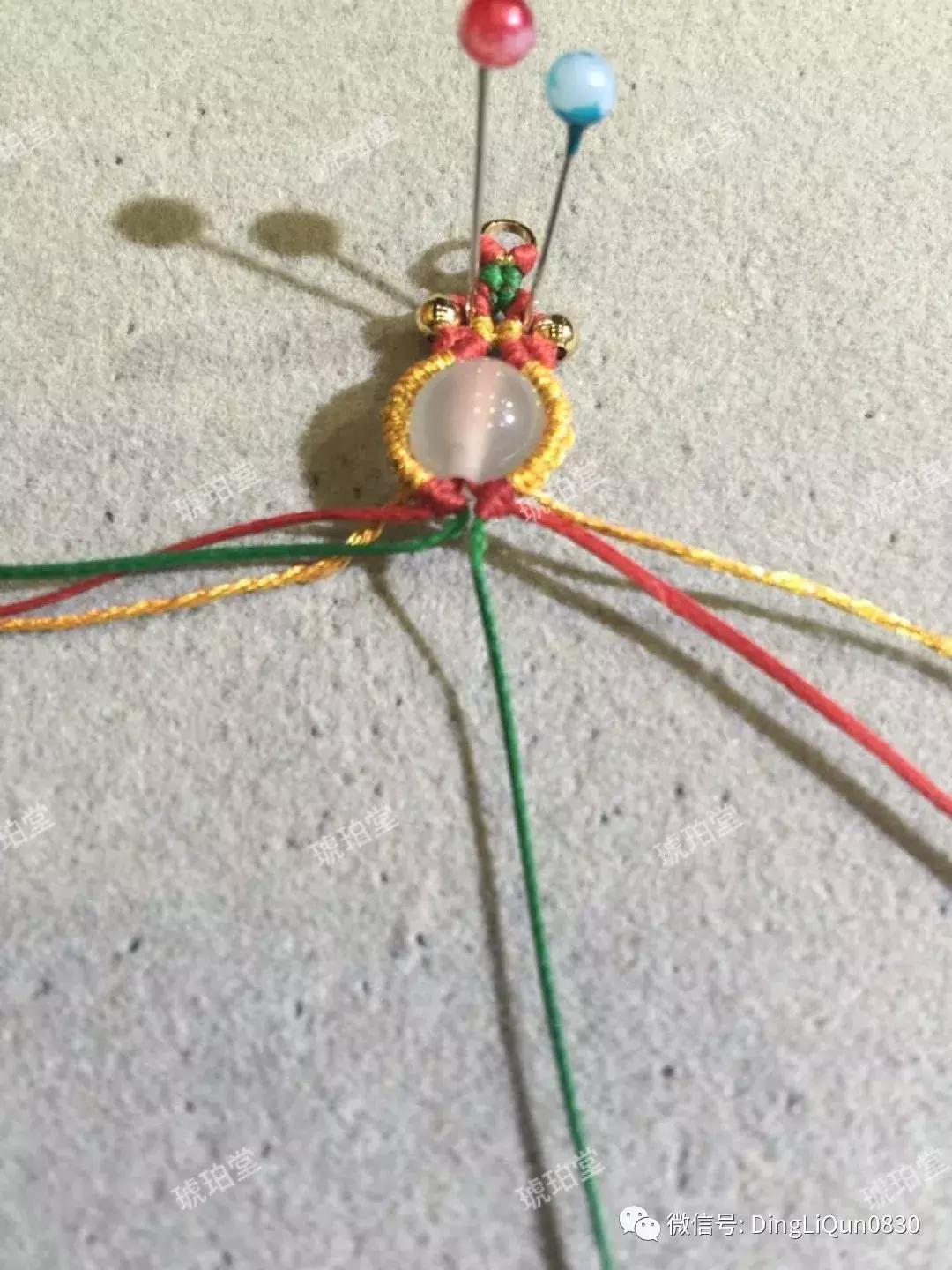 编绳教程铃铛,编绳教程防烫