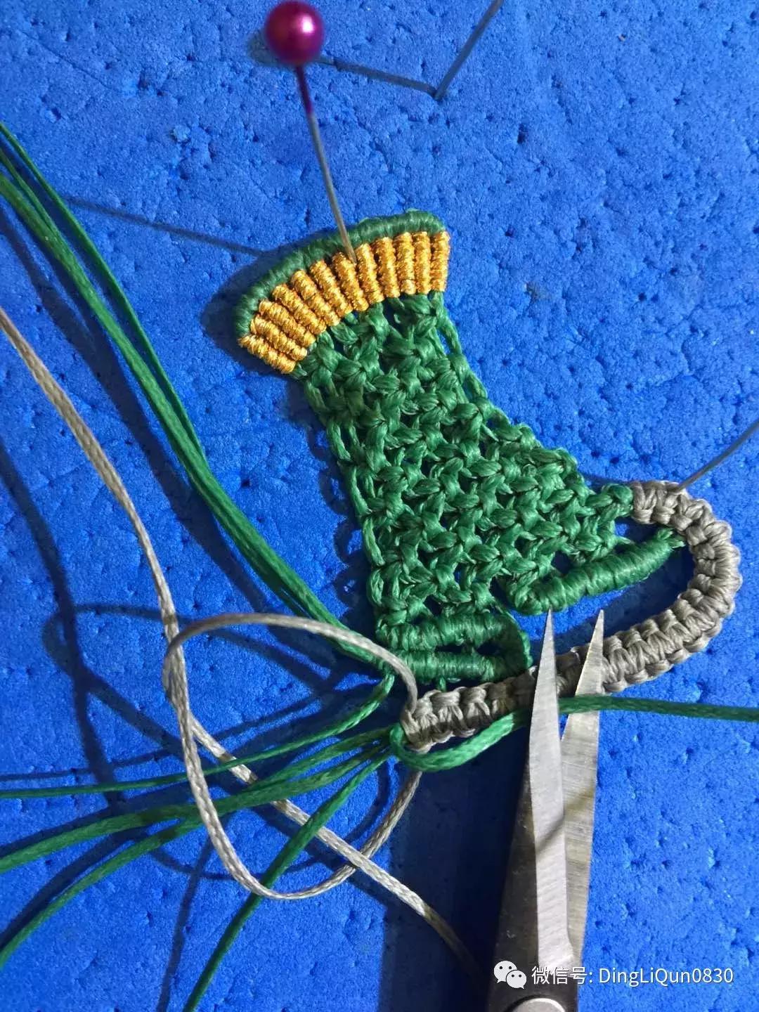 编绳教程铃铛,编绳教程防烫