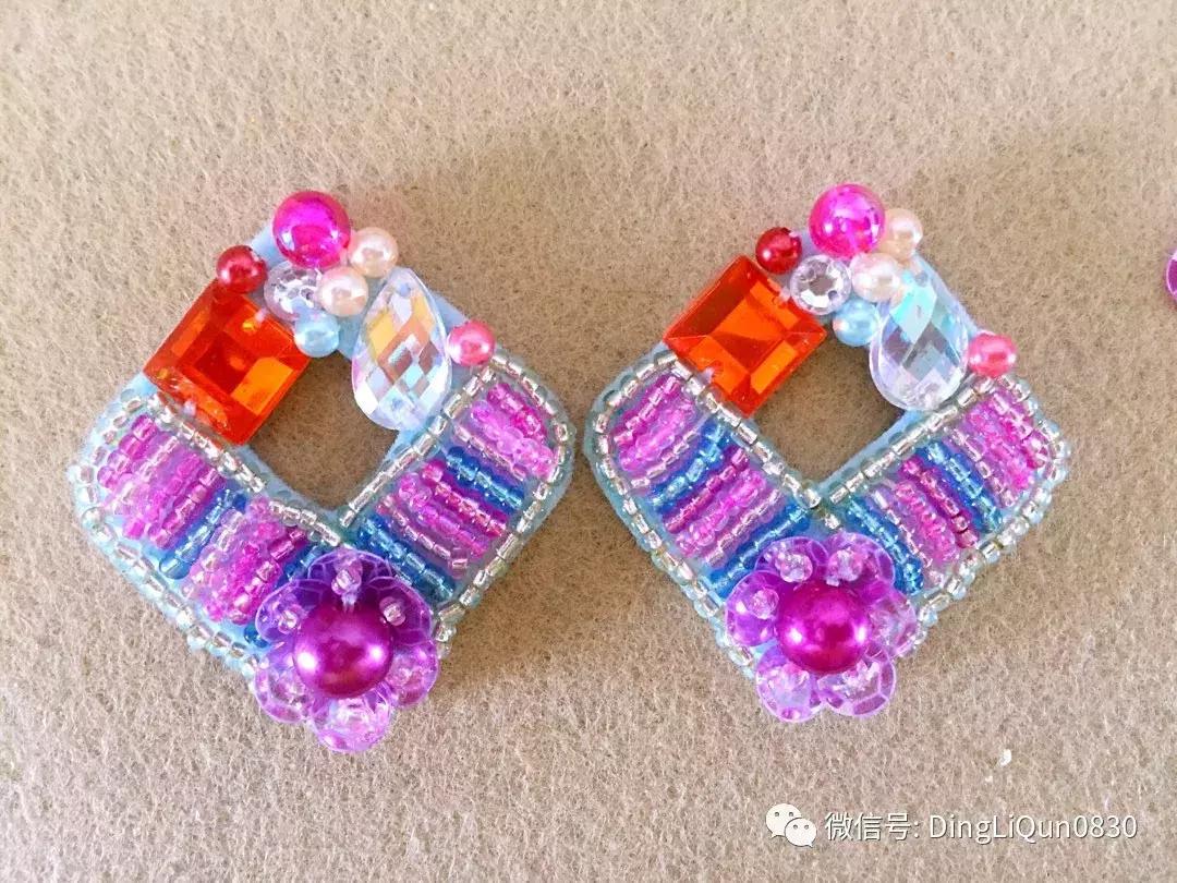 串珠刺绣教程图解,串珠刺绣手工