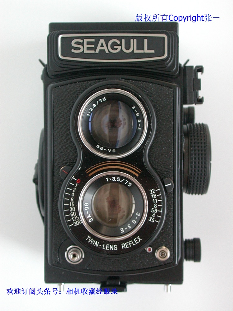 中国上海制造的海鸥Seagull4A-105双镜头反光照相机!