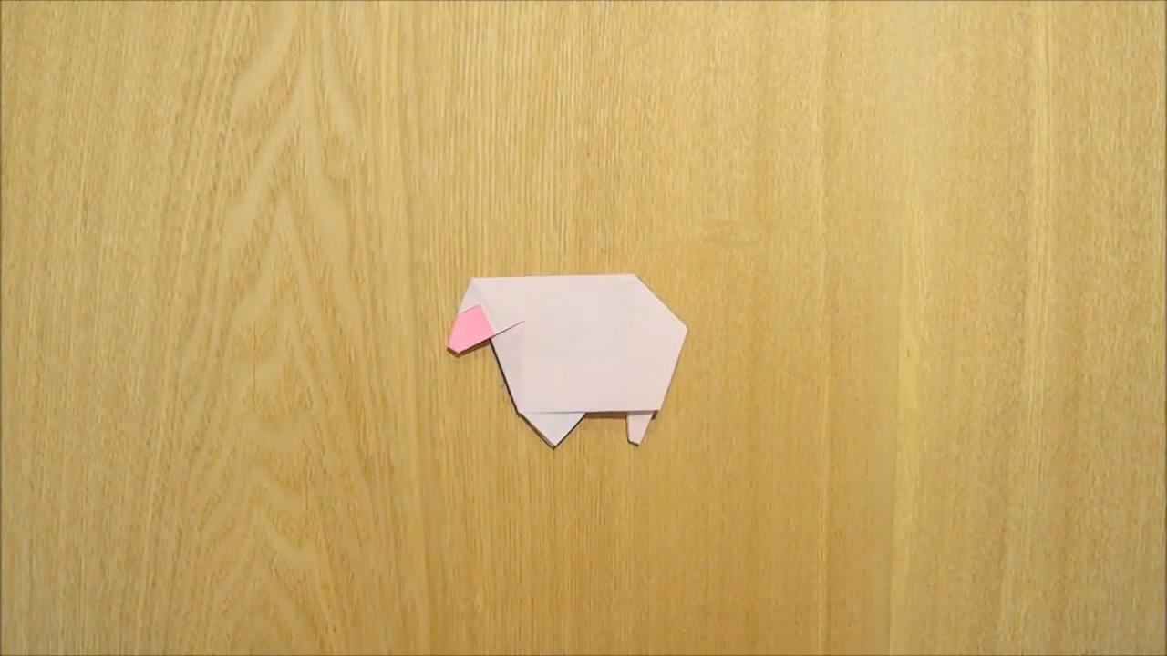 折纸小羊最简单的方法,小羊折纸简单教程