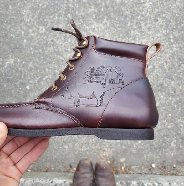 靴子纹身,纹身鞋子教程