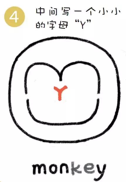 26个字母动物简笔画图片大全,用字母来画画简笔画