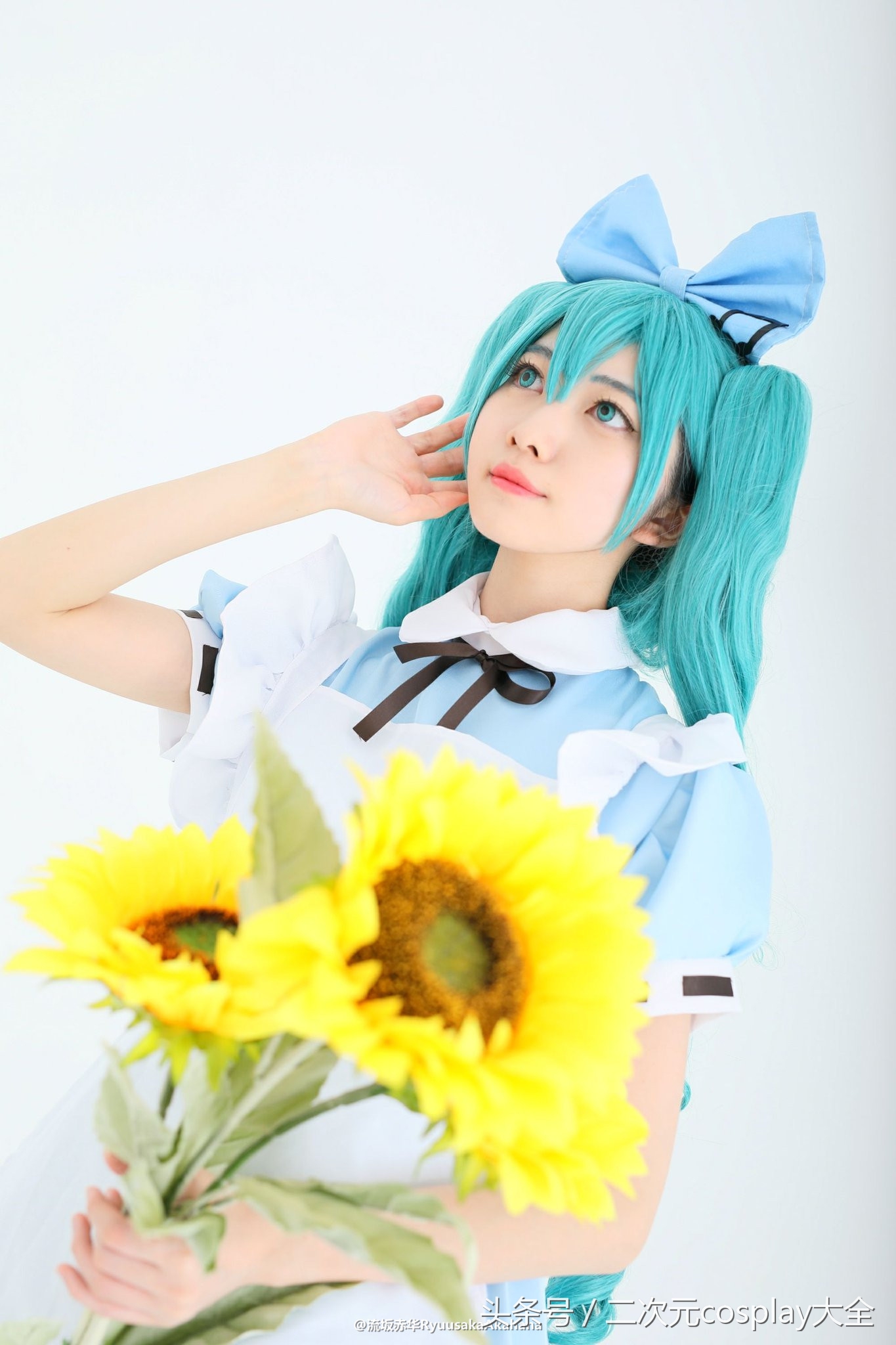 可爱初音未来cos服,初音可爱cos妆