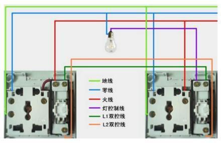 单控改双控开关接线详细图解,四控四开双控的接线方法