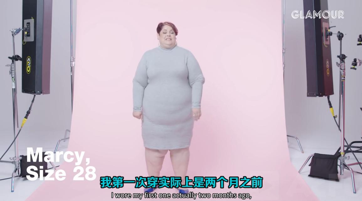 不同身材女生穿同款裙子,不同身材女生衣服试穿
