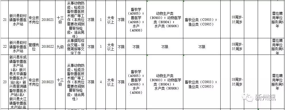 新县直事业单位招聘,新兴县工作招聘