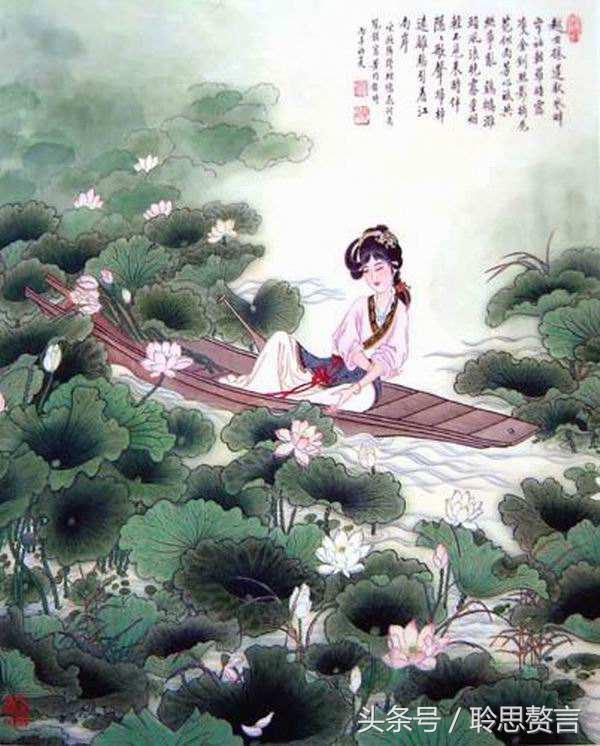 采莲诗词大全100首,江南可采莲莲叶何田田诗歌鉴赏