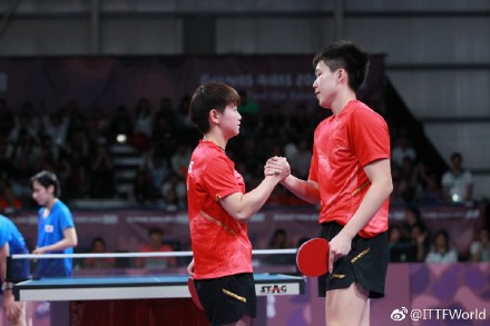 孙颖莎王楚钦夺得双打单冠军,孙颖莎王楚钦连续三年混双冠军