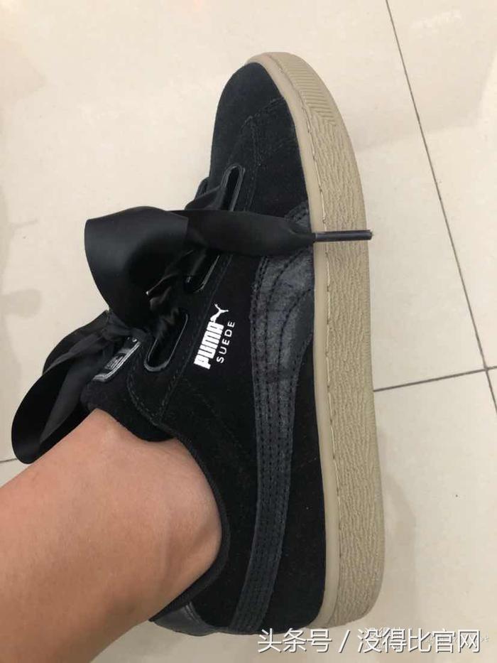 puma彪马板鞋厚底怎么辨真假,puma彪马女鞋蝴蝶结