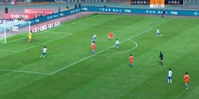 格德斯终破球荒,格德斯在鲁能打的进球