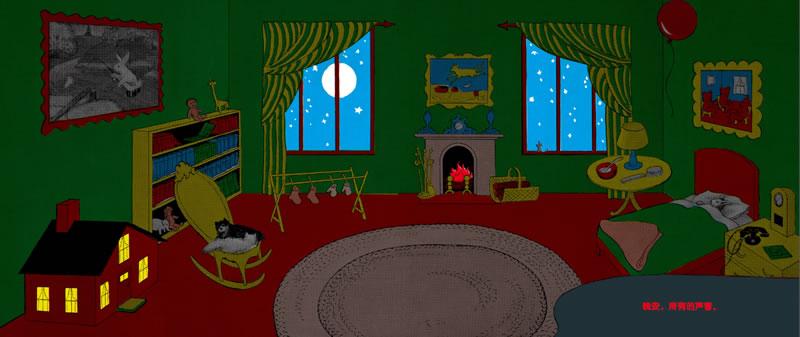 晚安故事:TOP100世界经典绘本双语绘本《晚安,月亮》