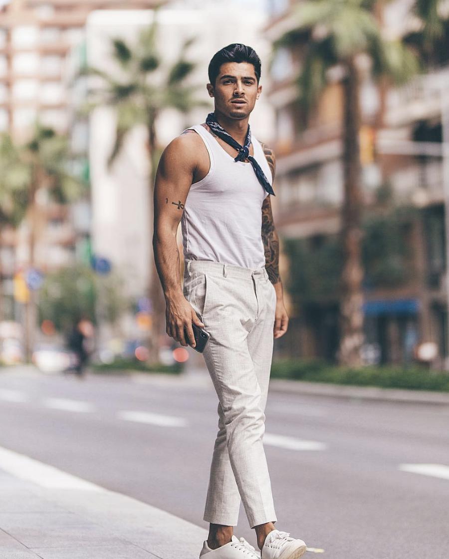 美式街头风男博主,欧美复古街头穿搭男