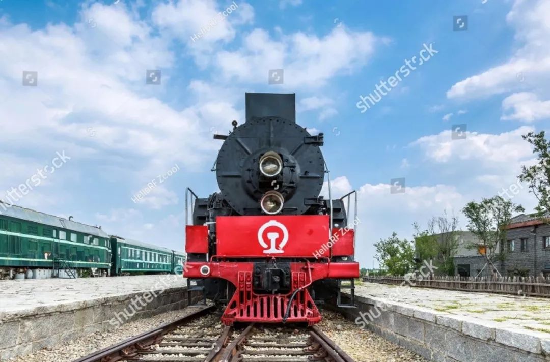 怎么画火车头水彩,写生水彩火车头