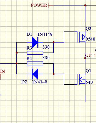 最简单直流电机驱动电路原理图,直流12伏变成直流5伏电路图