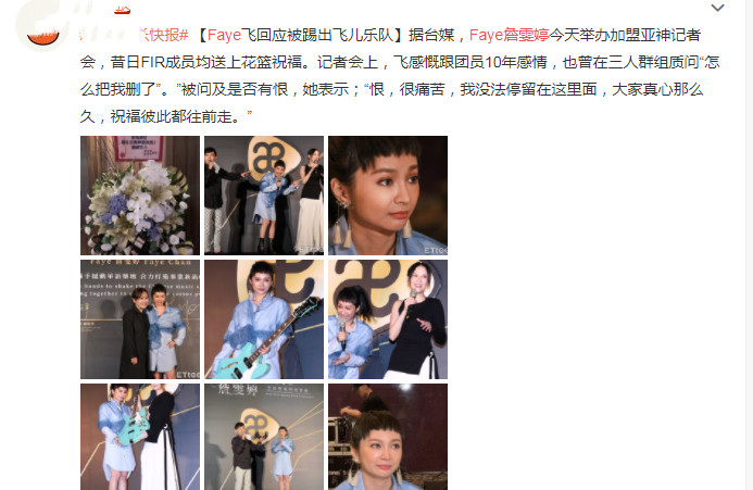 飞詹雯婷,faye詹雯婷为啥离开乐队