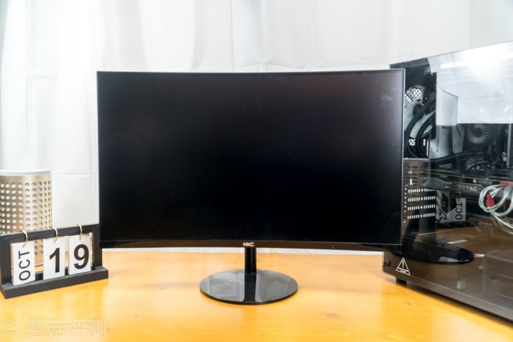 惠科27寸曲面显示器c270w拆解,惠科27qc显示器评测