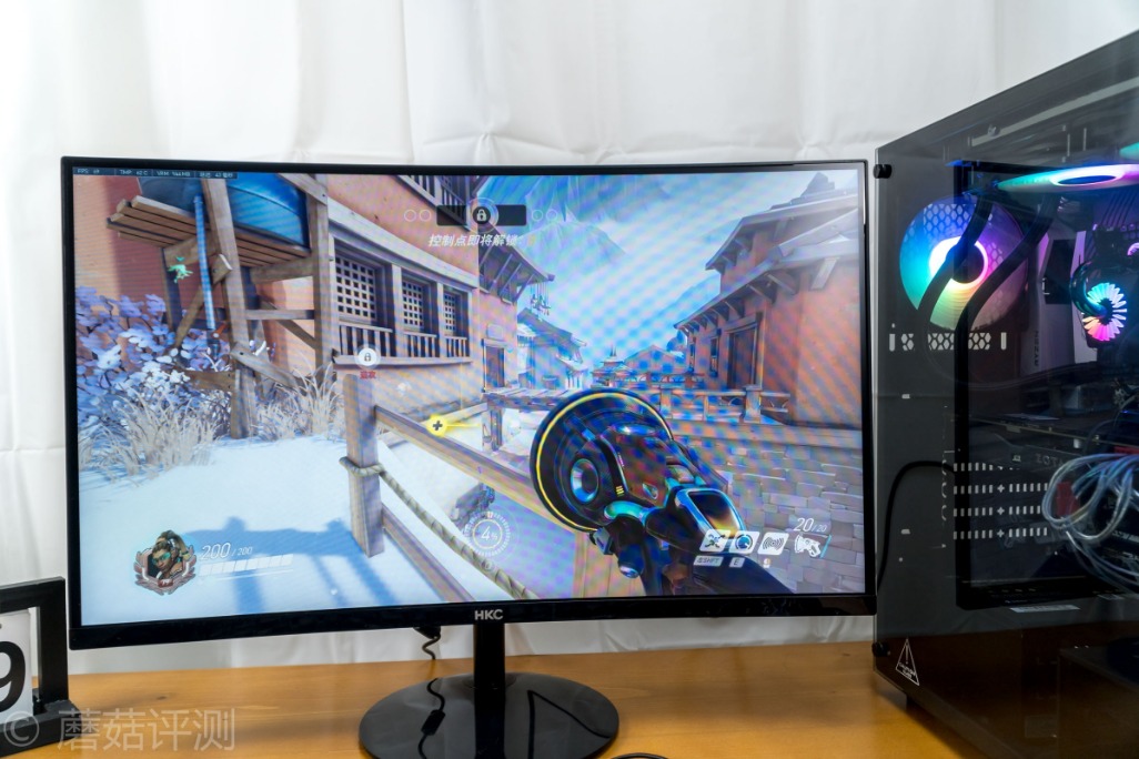 惠科27寸曲面显示器c270w拆解,惠科27qc显示器评测