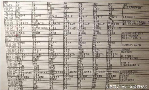 考研复习，连上洗手间都要精确到分钟，辛苦了