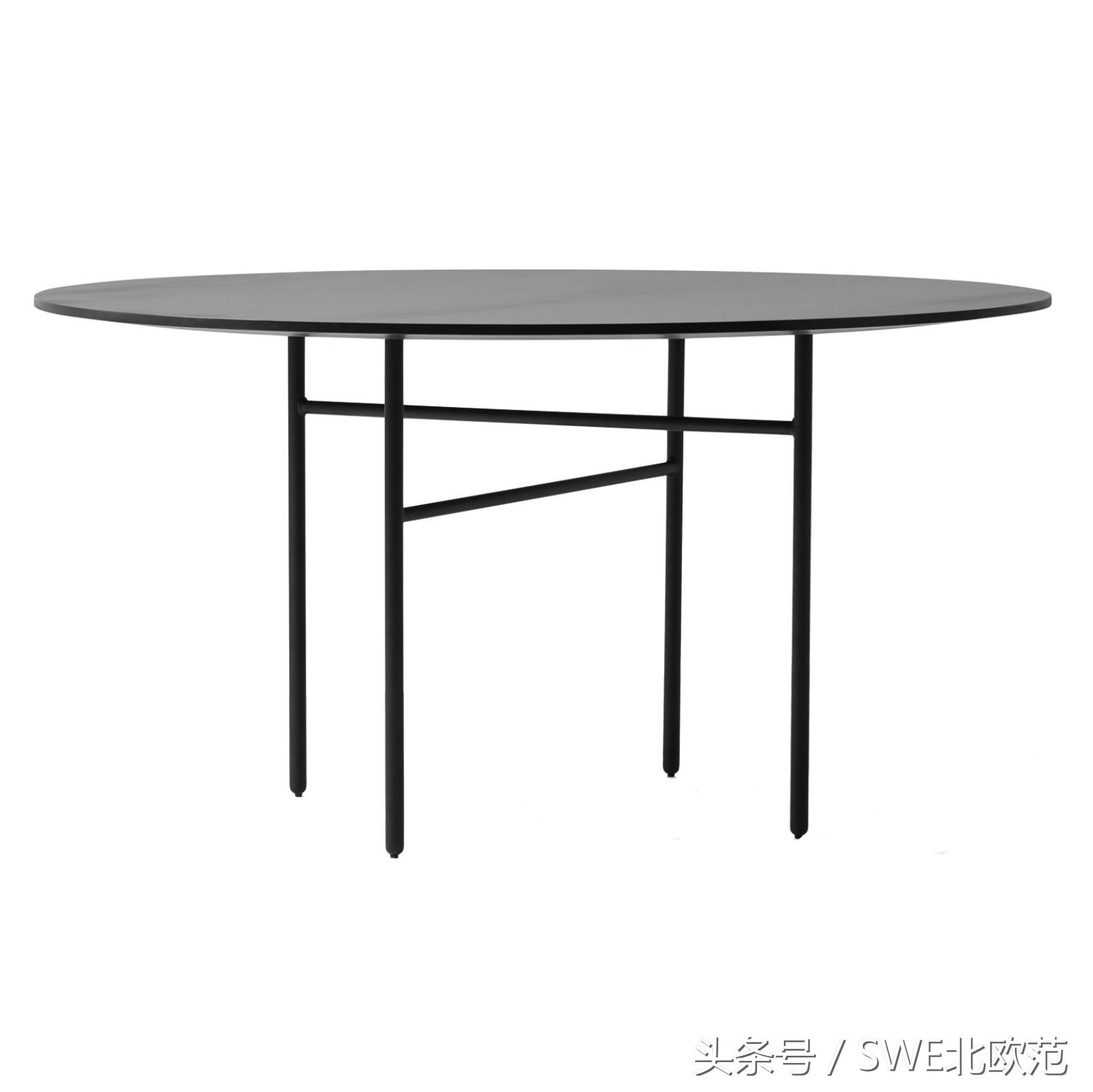 2.7米宽的餐厅怎么放圆餐桌,北欧实木圆餐桌