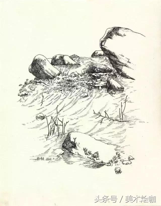 不常见的速写风景作品,速写画风景既简单又好看