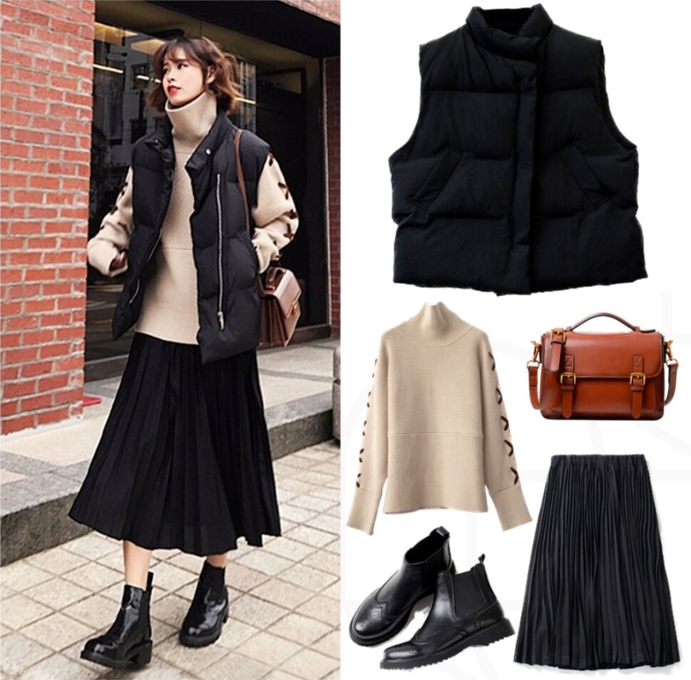 冬季内搭保暖马甲,羽绒马甲最是实用保暖又百搭