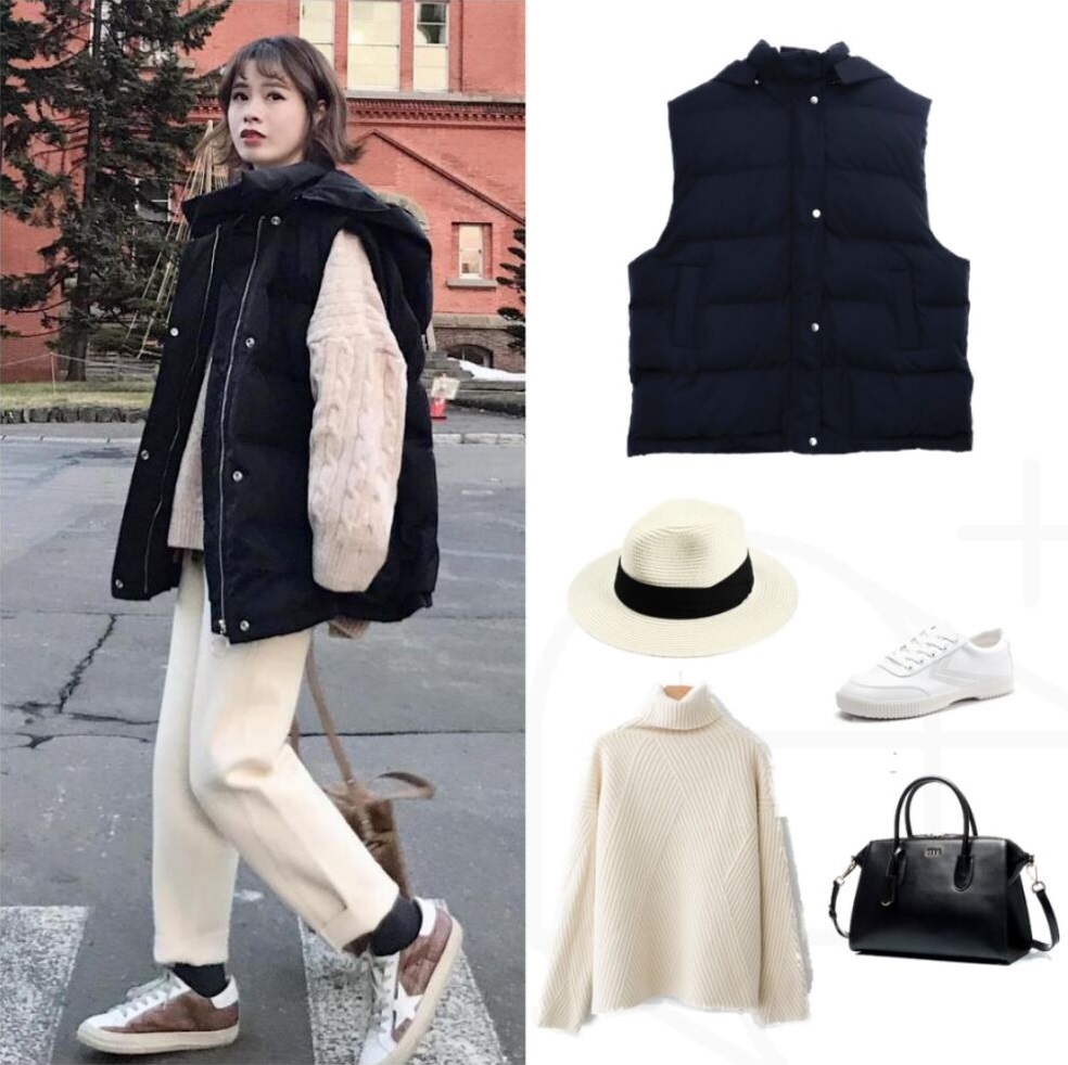 冬季内搭保暖马甲,羽绒马甲最是实用保暖又百搭