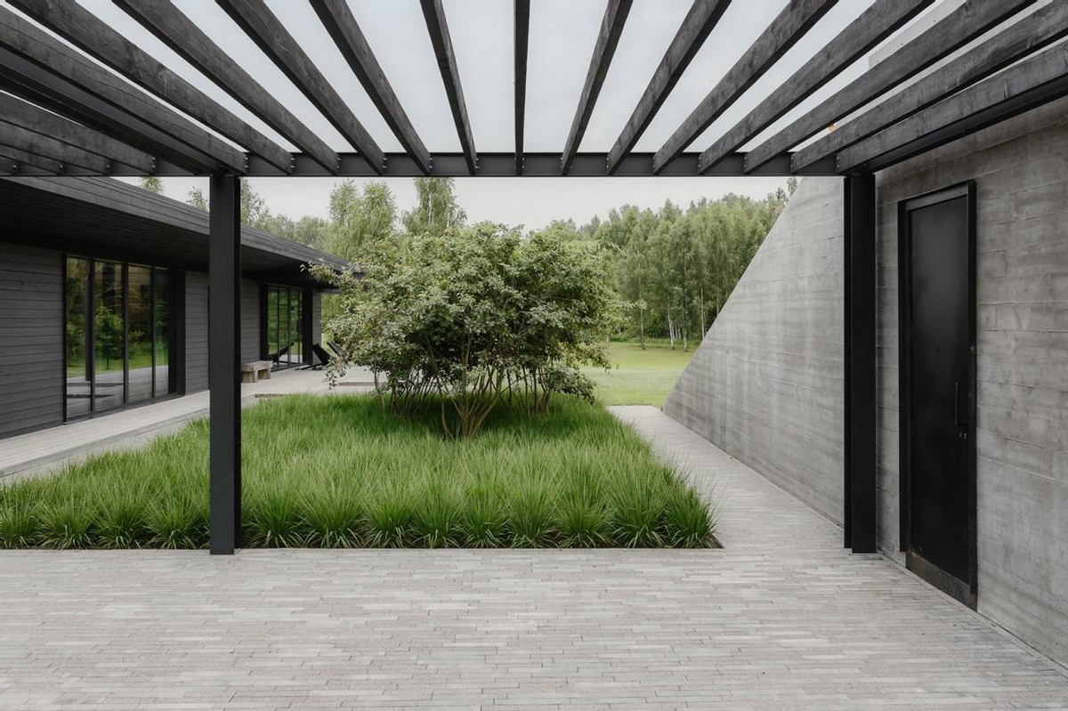 一层现代风格自建房养老,东欧老房子