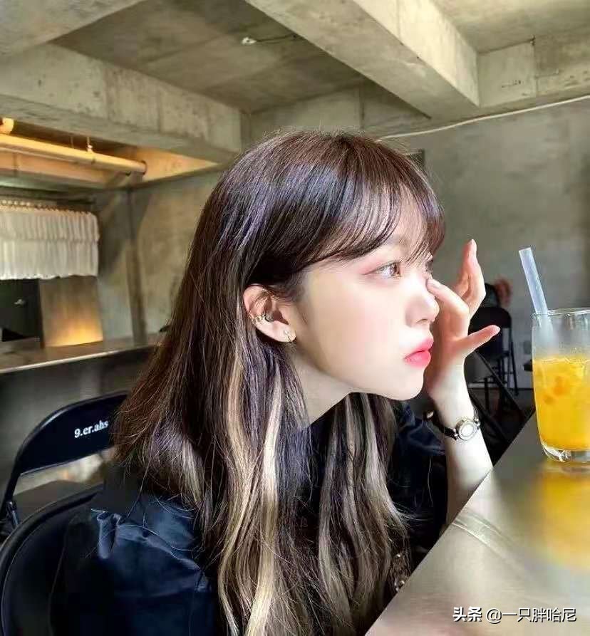 一款减龄且修颜的刘海发型,适合头大女生的发型学生党刘海