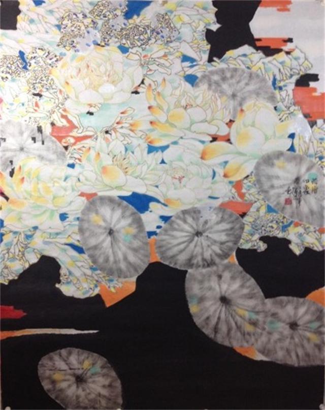 《红了山村醉了秋》：著名画家边广兰作品赏析