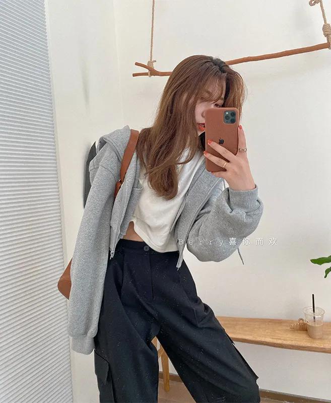 韩系慵懒日常穿搭,自带高级滤镜穿搭