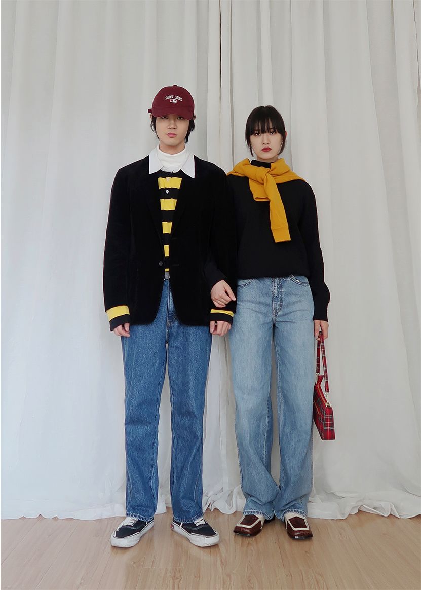 优衣库u系列搭配2019牛仔裤,优衣库u系列墨绿色穿搭