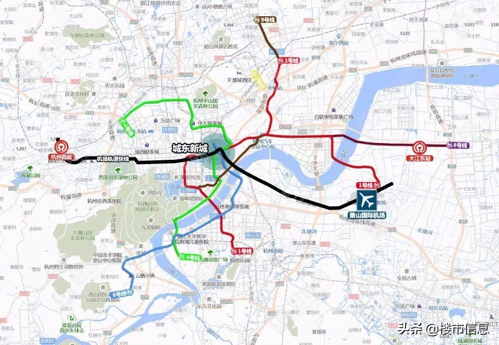 杭州钱江新城最新效果,杭州钱江新城和萧山新城对比