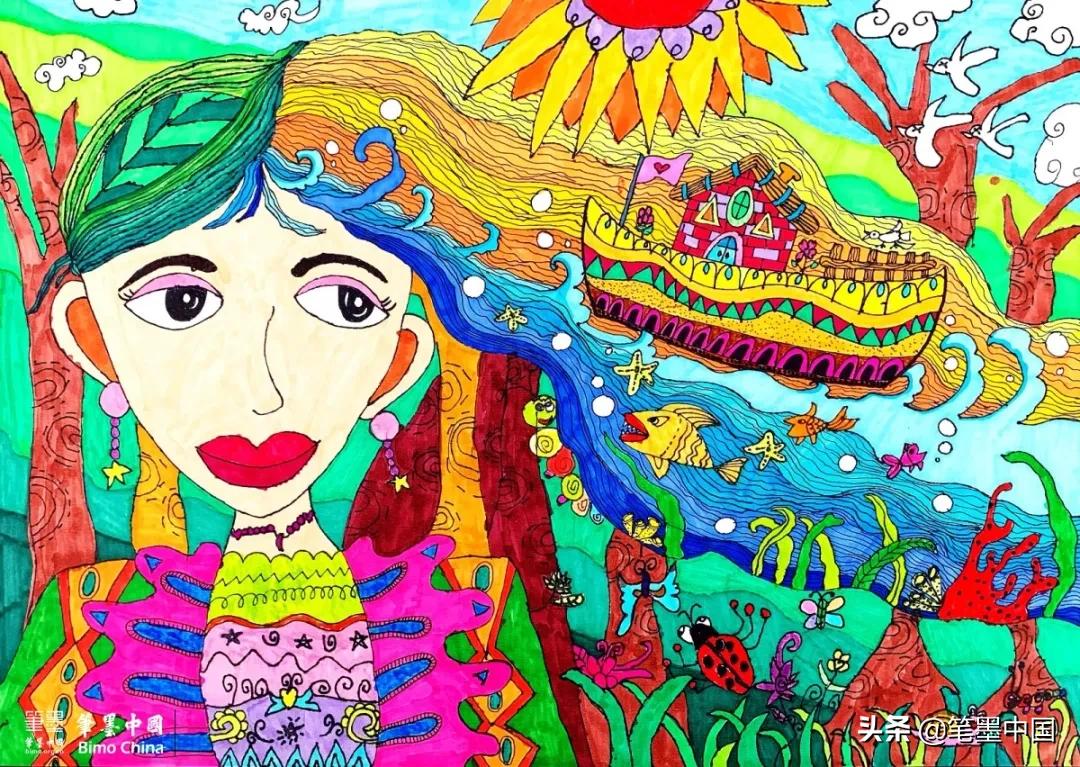 笔墨中国画画大赛作品图片,笔墨中国第五届大赛