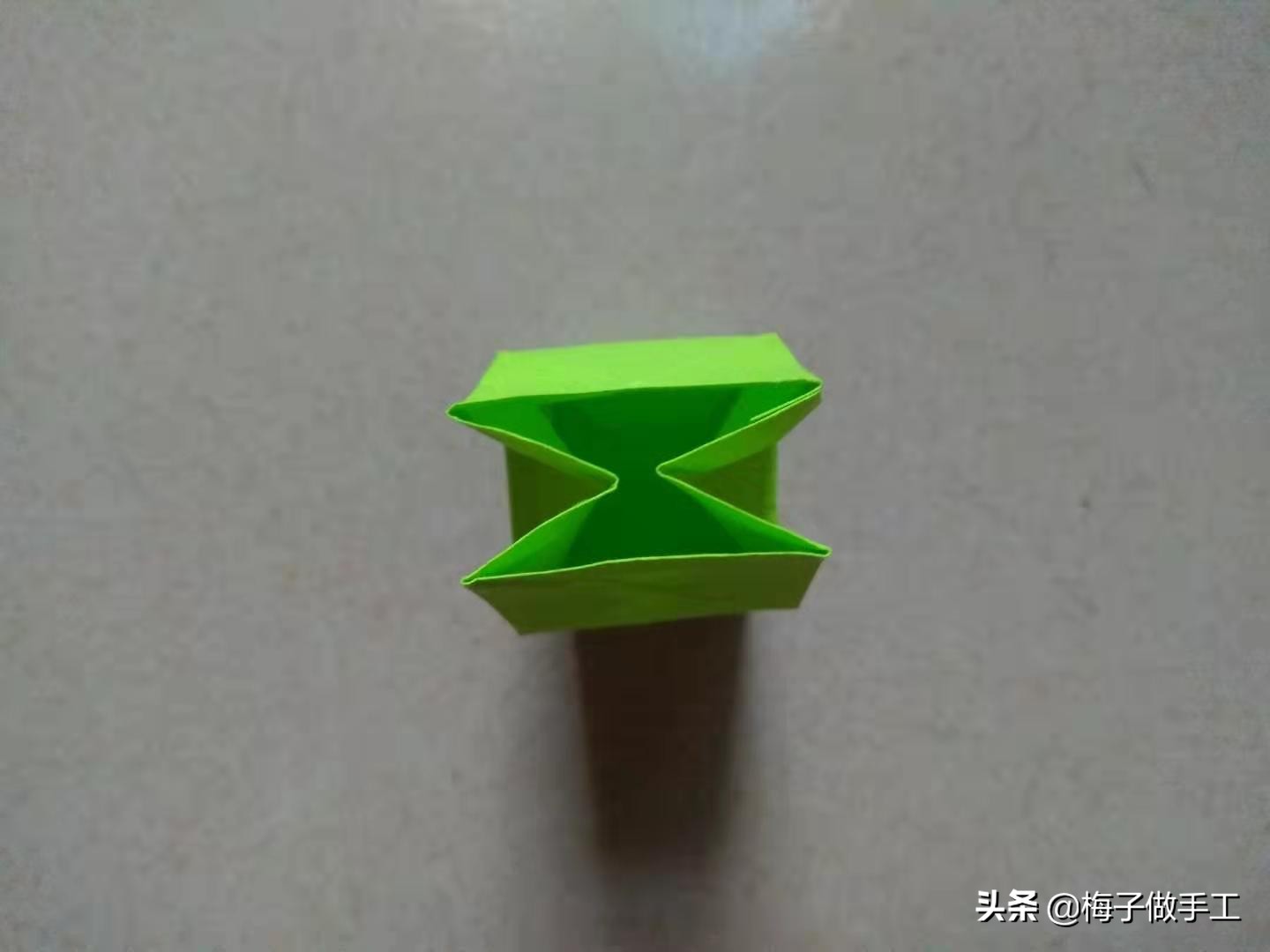 手工折纸牛奶盒很简单步骤,折纸手工牛奶盒简单又好看