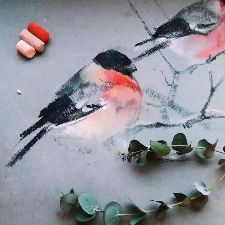 色粉笔表现技法,水溶性粉笔怎么画才亮