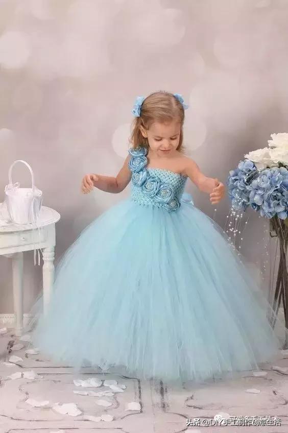 布艺手工制作蓬蓬裙,钩织裙子视频