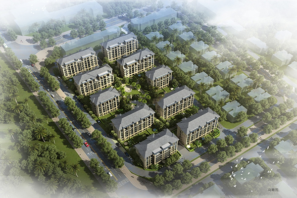 开维生态城的环境,低碳人居环境构建