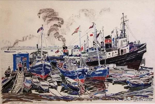 德国风景素描大全,东欧风景素描