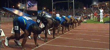 怀念一下田径赛场上男子100米的五虎时代