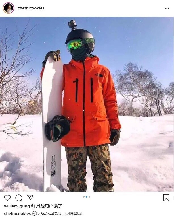 王菲谢霆锋和谁去日本滑雪,谢霆锋王菲罕见秀恩爱场面