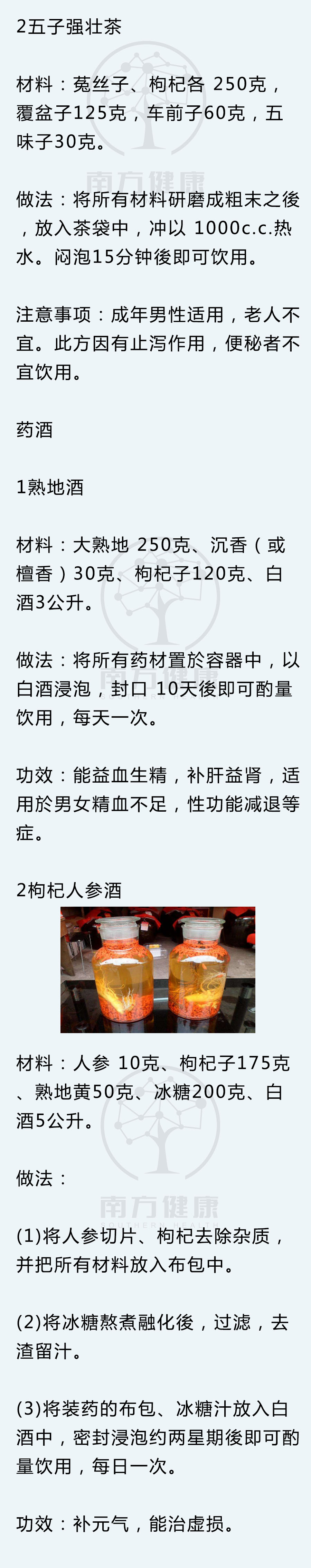 养生补肾茶男人必喝,男人补肾促睾的好方法