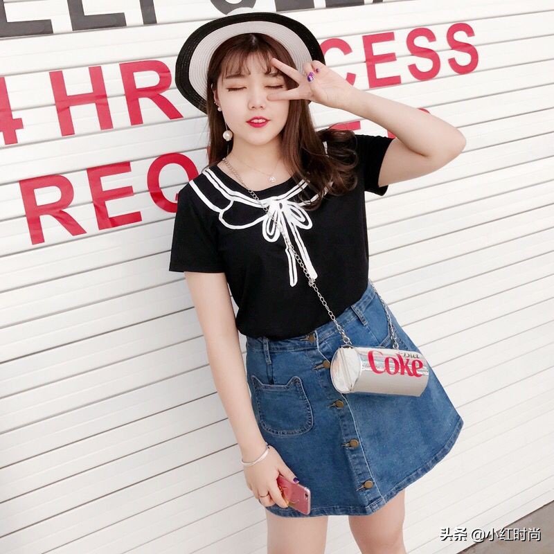 今年胖mm流行穿搭女,最新款胖mm显瘦衣服