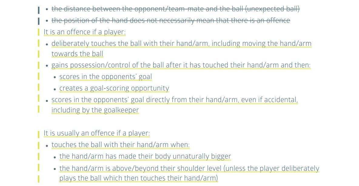 缩小防守面积过程中的手球,主动扩大防守范围手球