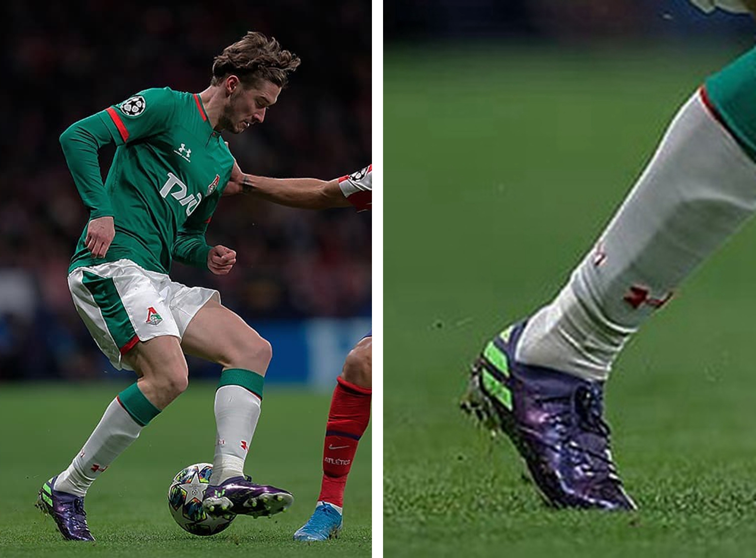 职业球员上脚战靴,职业足球员上脚的球鞋